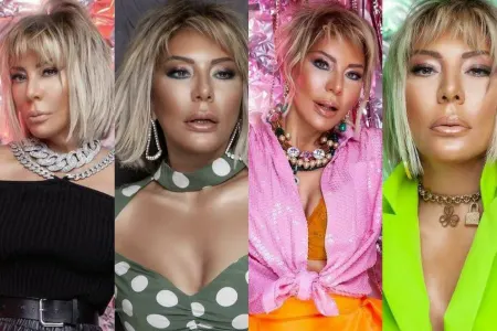 Brilliant Dadaşova doğum günündə roldan-rola girdi - Fotosessiya