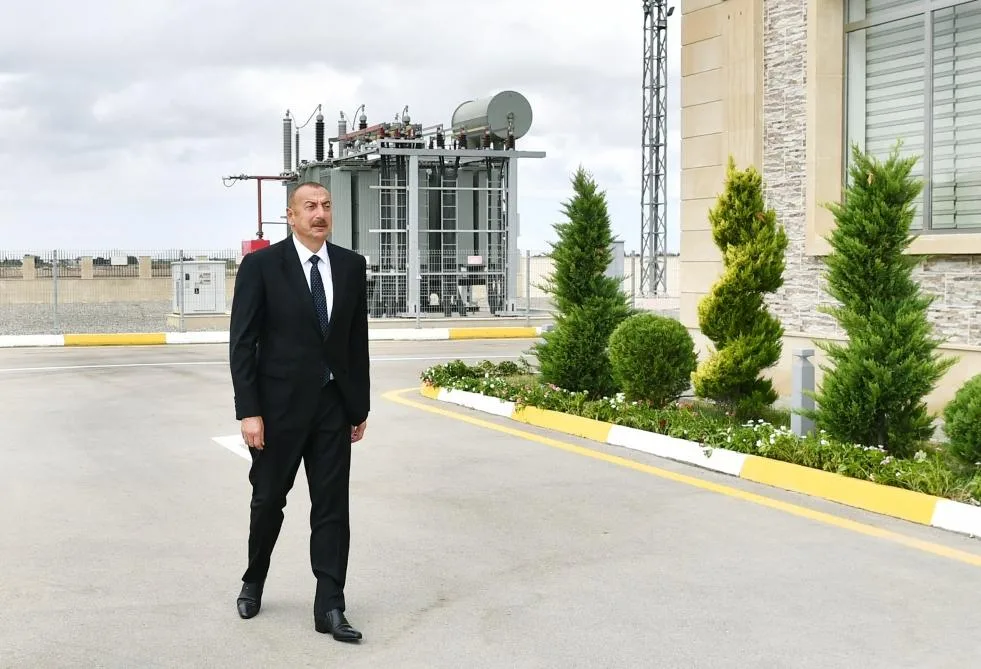 Prezident Bakıda “Buzovna-1” yarımstansiyasının açılışında - Fotolar