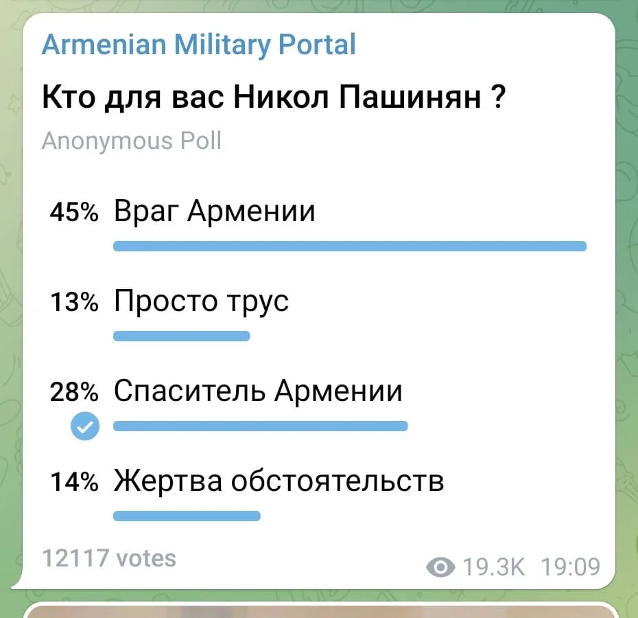 "Xalq düşmənı", "Qorxaq" - Paşinyana ad verildi