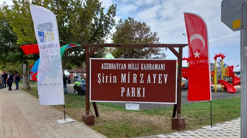 Bursada Milli Qəhrəman Şirin Mirzəyev adına park açıldı - FOTO