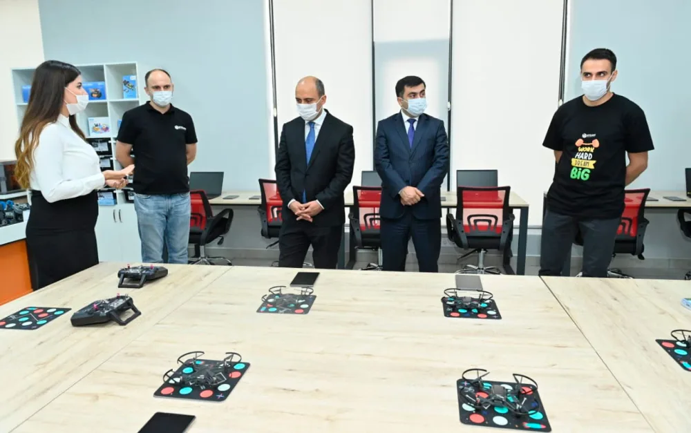 Təhsil naziri Gəncə STEAM Mərkəzinin açılışında iştirak etdi - FOTO - VİDEO