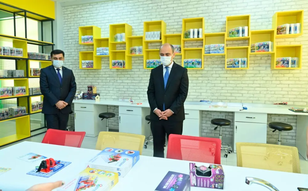 Təhsil naziri Gəncə STEAM Mərkəzinin açılışında iştirak etdi - FOTO - VİDEO