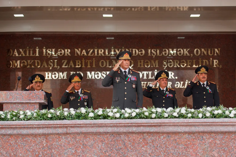 Vilayət Eyvazov Polis Akademiyasının 100 illik yubileyində - FOTO - Video