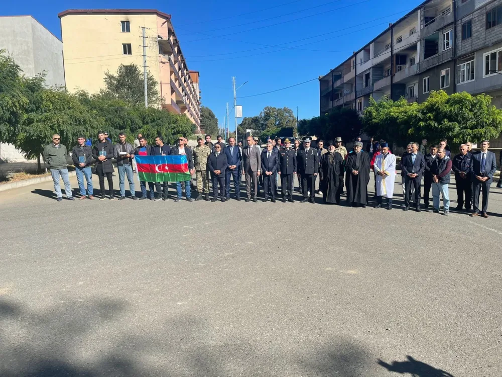 Prezidentin xalqa müraciəti Şuşada belə izlənildi - Fotolar/Video