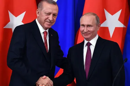 Ərdoğanla Putin arasında görüş başladı