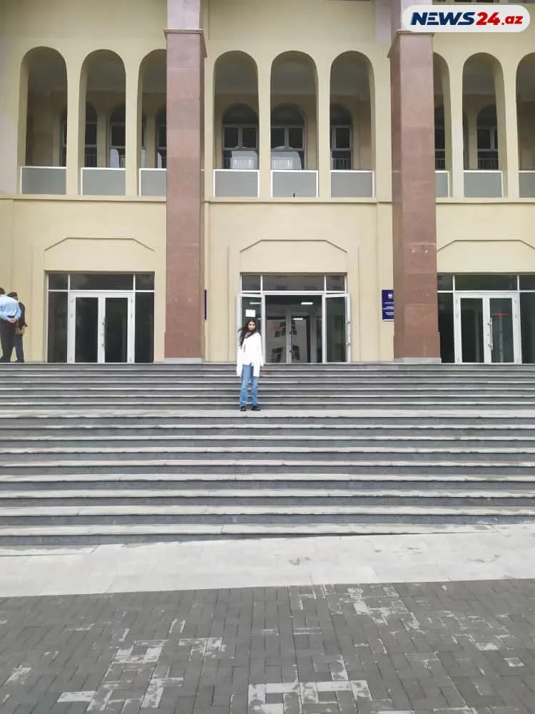 Polad Həşimovun qızı ilk dərs günü atasının məzarını - ZİYARƏT ETDİ - FOTO/VİDEO