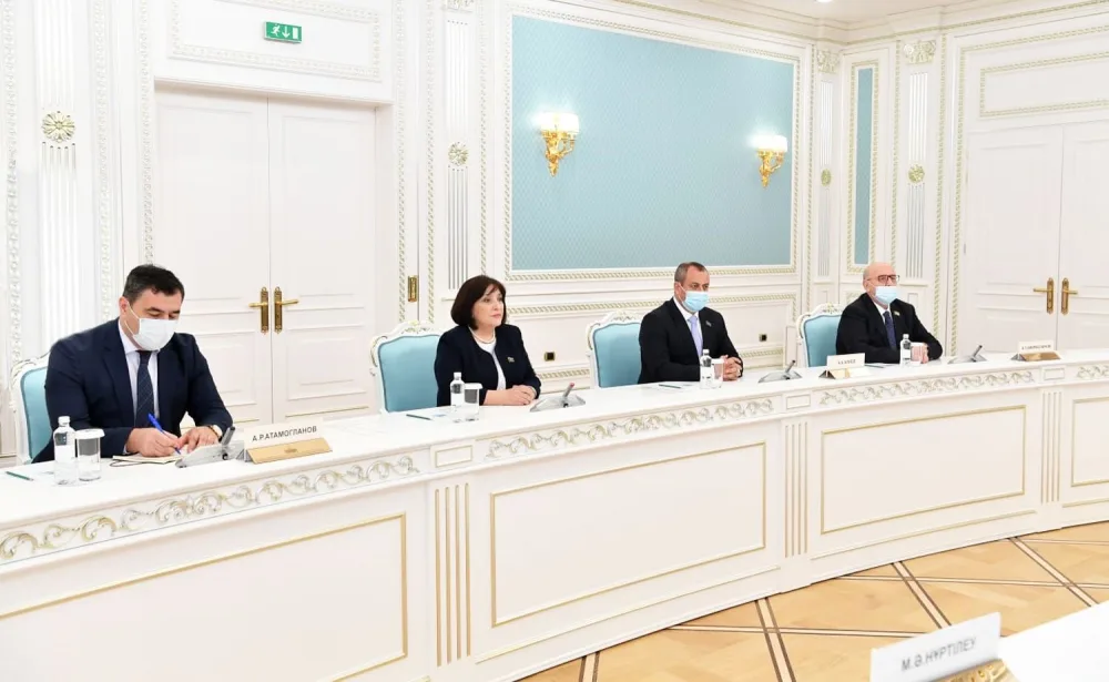 Sahibə Qafarova Qazaxıstan Prezidenti ilə görüşdü- - FOTO