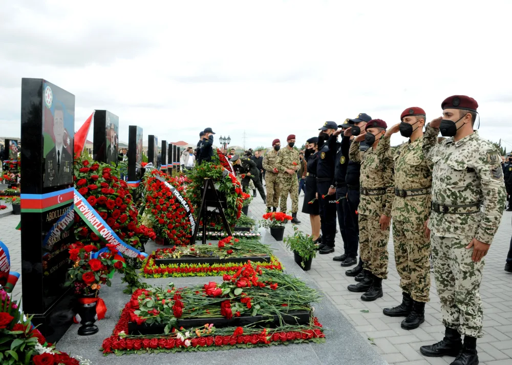 Şəhidin il mərasimi keçirildi