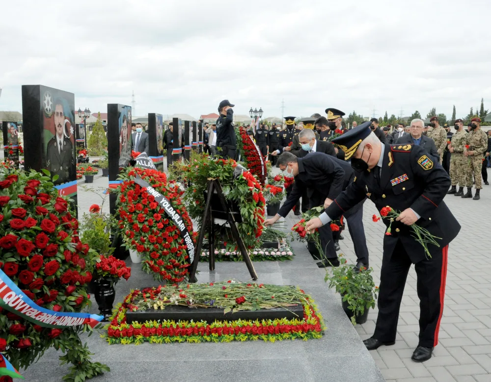 Şəhidin il mərasimi keçirildi