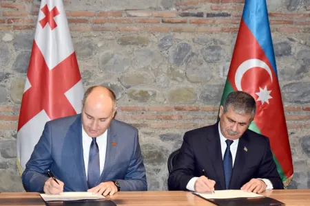 Azərbaycan, Gürcüstan müdafiə nazirlərinin görüşü başladi - YENİLƏNİB - FOTO