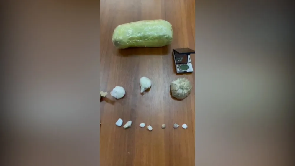 Narkokuryer polisə müqavimət göstərdi - FOTO/VİDEO
