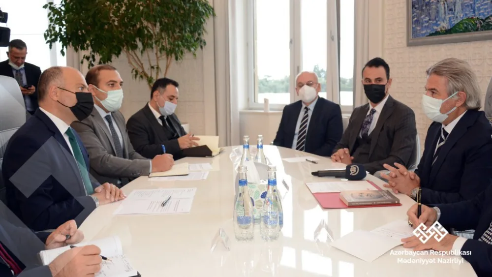 Anar Kərimov Türkiyənin nümayəndə heyəti ilə görüşdü - FOTO