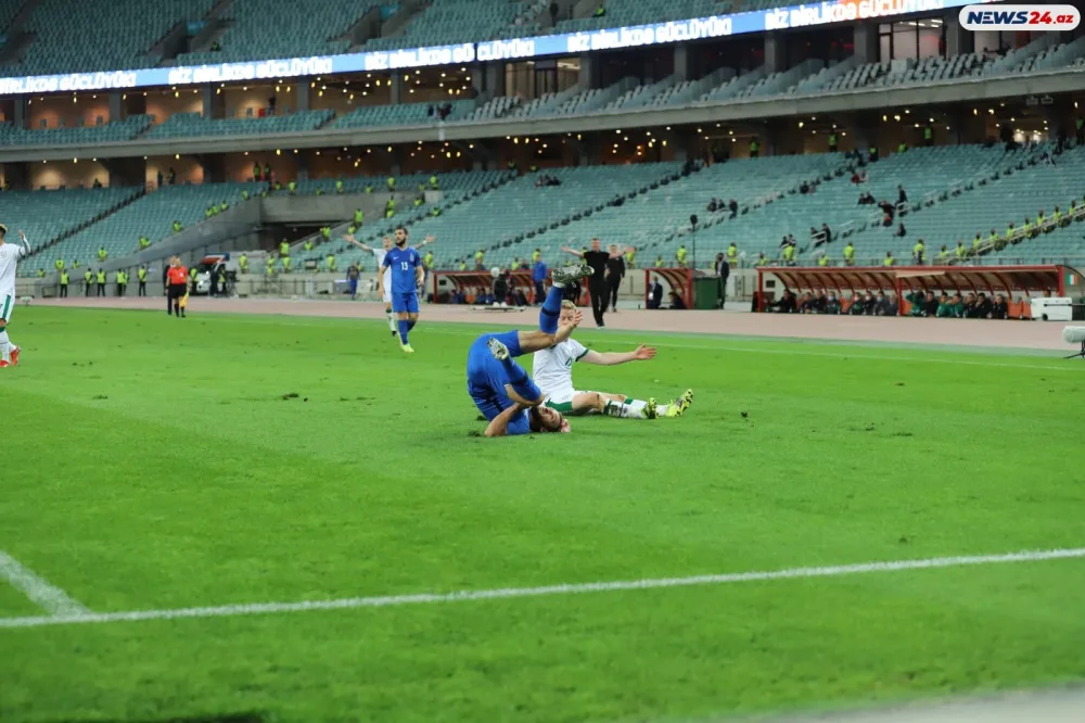 Azərbaycan millisi - DARMADAĞIN OLDU - FOTO