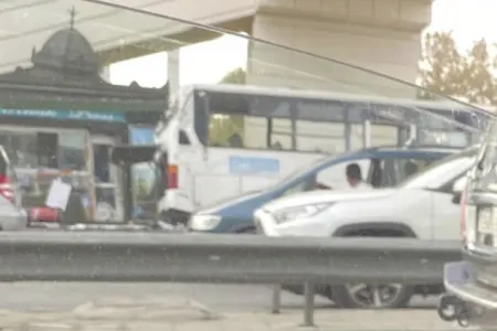 Aeroport yolunda baş verən qəzadan - DƏHŞƏTLİ VİDEO