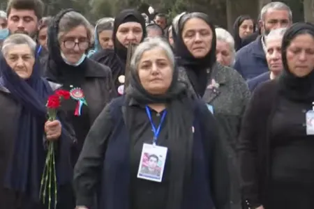 300-ə yaxın şəhid anasının iştirakı ilə yürüş keçirildi - Video
