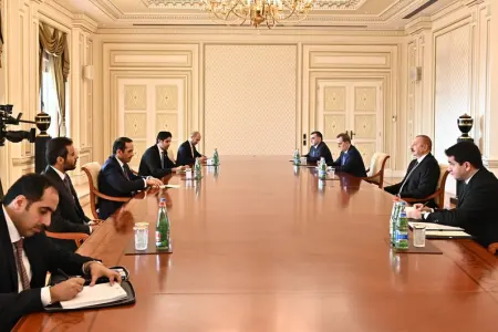 Prezident Qətərin Baş nazirinin müavinini qəbul etdi