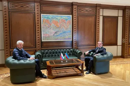 Ceyhun Bayramovla Slovakiyanın XİN başçısı arasında görüş başladı - VİDEO- YENİLƏNİB
