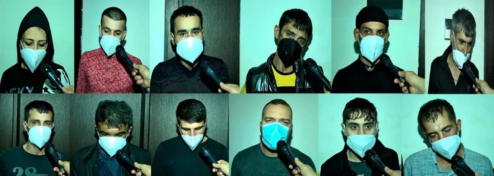 Narkotik satan qadın və daha 11 nəfər saxlanıldı - FOTO/VIDEO