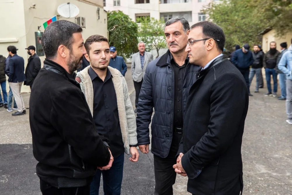 Şəhidin adına olan bulaq - İSTİFADƏYƏ VERİLDİ - FOTO/VİDEO