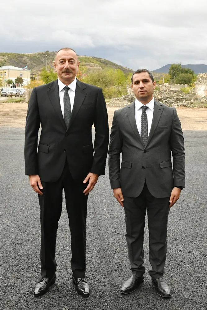 Prezident və birinci xanım Zəngilan ictimaiyyətinin nümayəndələri ilə görüşdülər - FOTOLAR