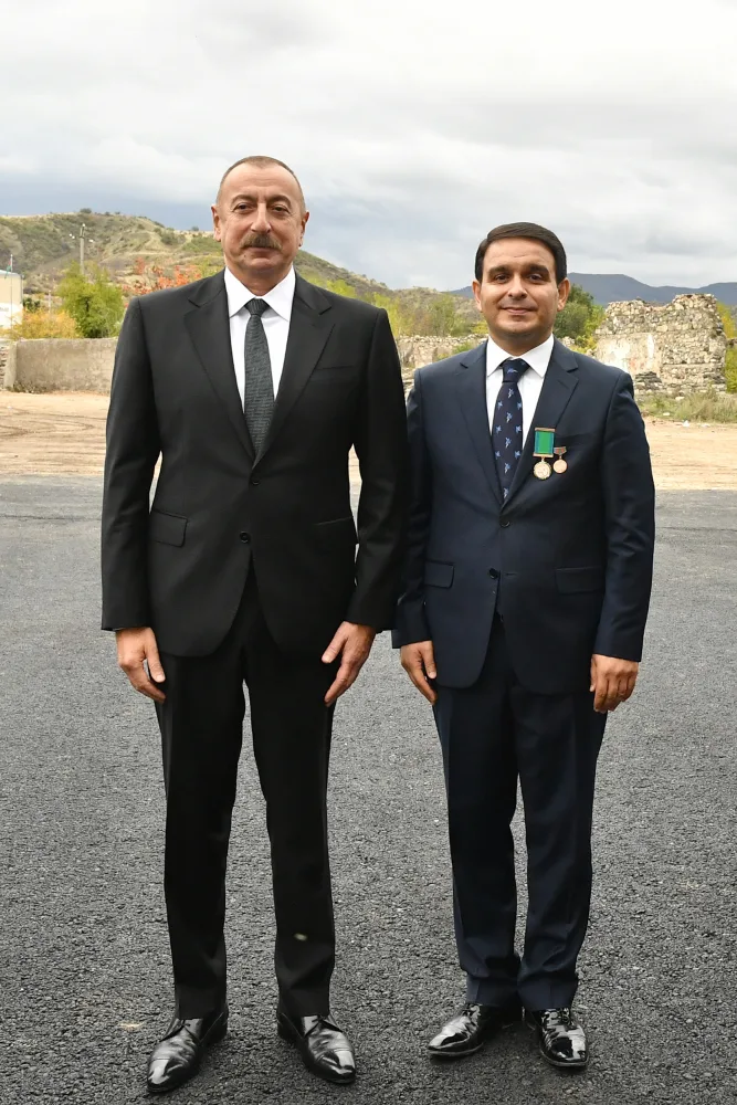 Prezident və birinci xanım Zəngilan ictimaiyyətinin nümayəndələri ilə görüşdülər - FOTOLAR