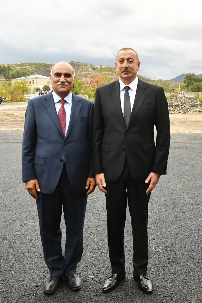 Prezident və birinci xanım Zəngilan ictimaiyyətinin nümayəndələri ilə görüşdülər - FOTOLAR