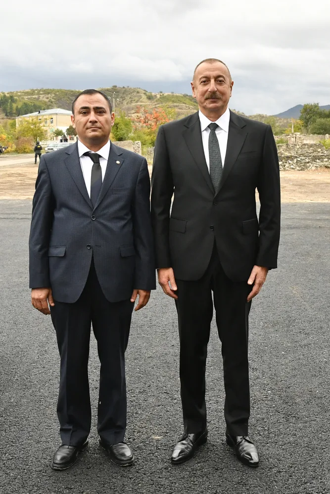 Prezident və birinci xanım Zəngilan ictimaiyyətinin nümayəndələri ilə görüşdülər - FOTOLAR