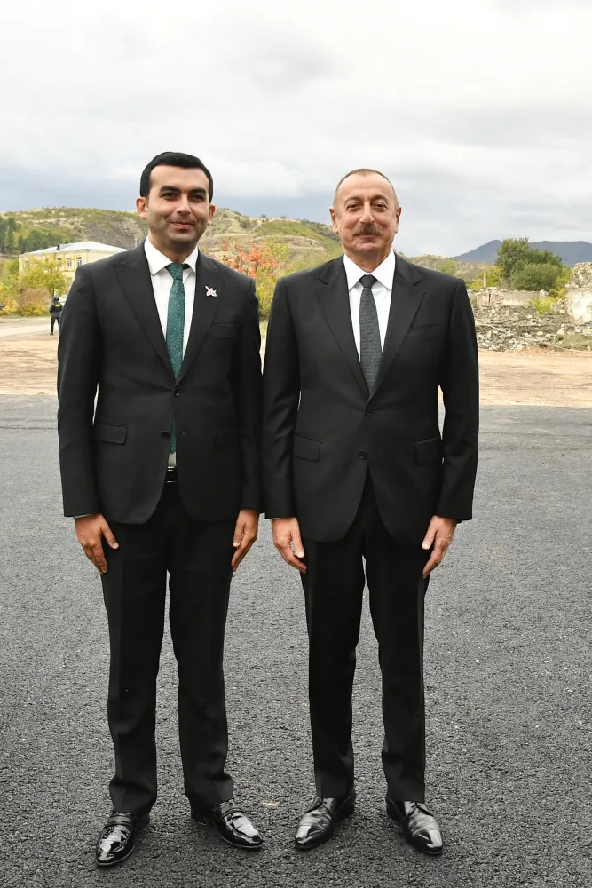 Prezident və birinci xanım Zəngilan ictimaiyyətinin nümayəndələri ilə görüşdülər - FOTOLAR