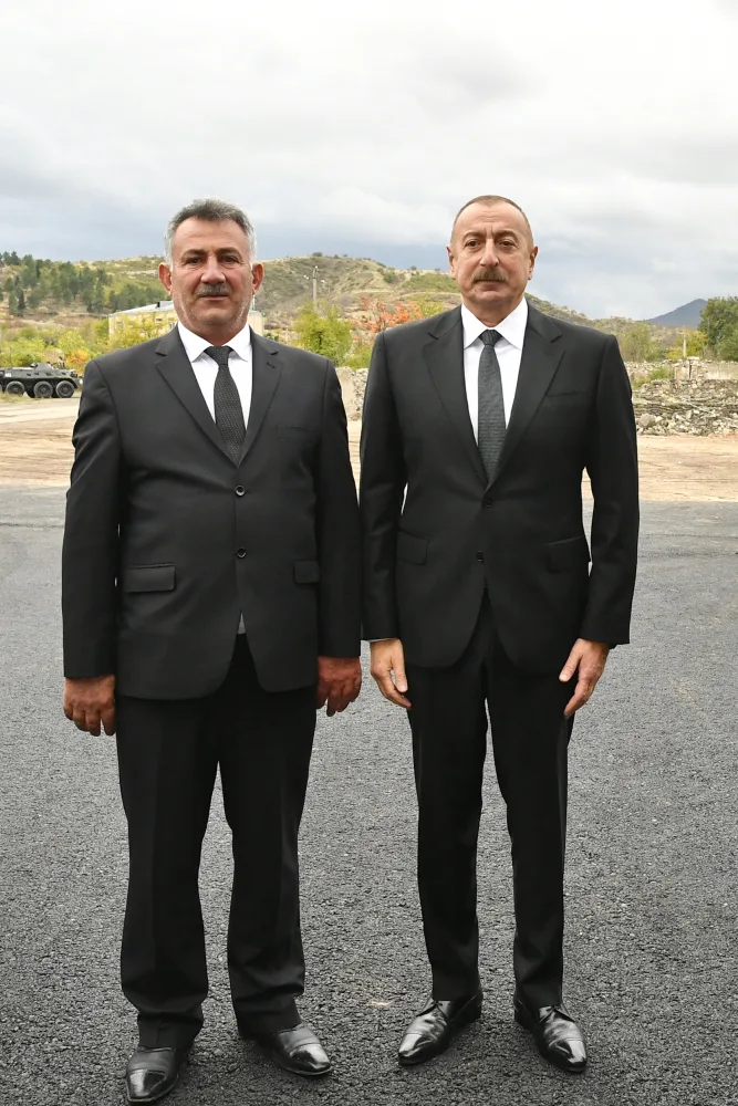 Prezident və birinci xanım Zəngilan ictimaiyyətinin nümayəndələri ilə görüşdülər - FOTOLAR