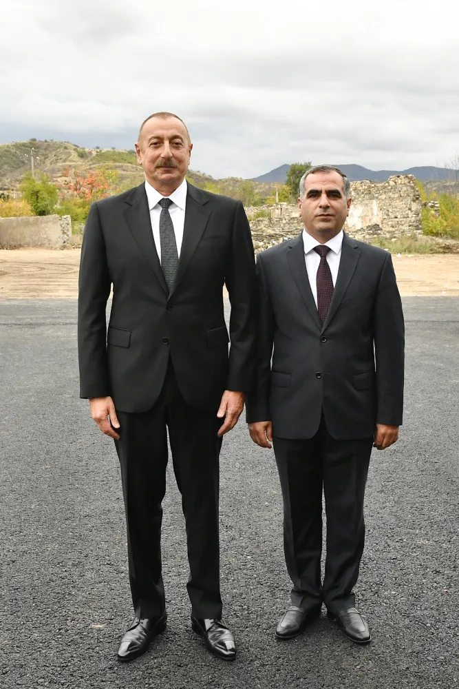 Prezident və birinci xanım Zəngilan ictimaiyyətinin nümayəndələri ilə görüşdülər - FOTOLAR