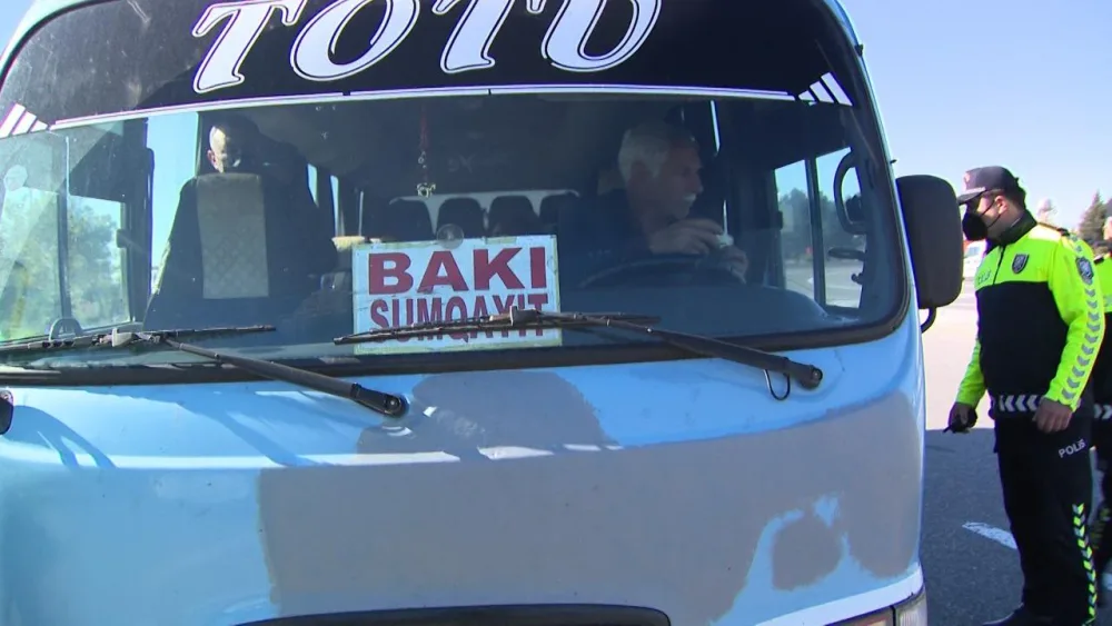 Sumqayıtda peyvənd olunmayan taksi sürücüləri - CƏRİMƏLƏNDİ - FOTO/ViDEO