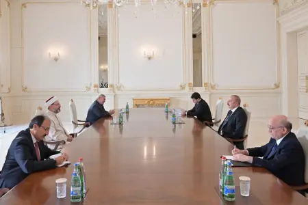 Prezident Əli Ərbaşı qəbul etdi- - FOTO