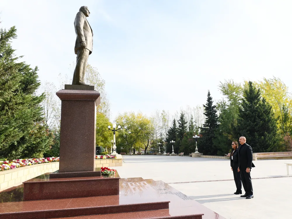 Prezident və birinci xanım Şamaxıda - FOTOLAR