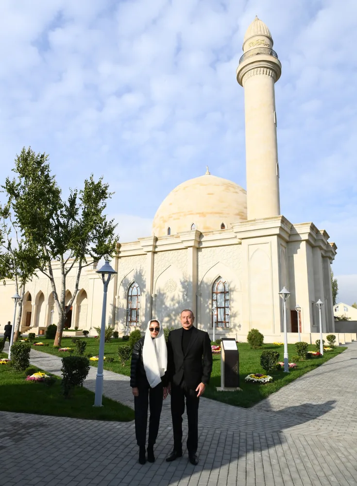 Prezident və birinci xanım Şamaxıda - FOTOLAR