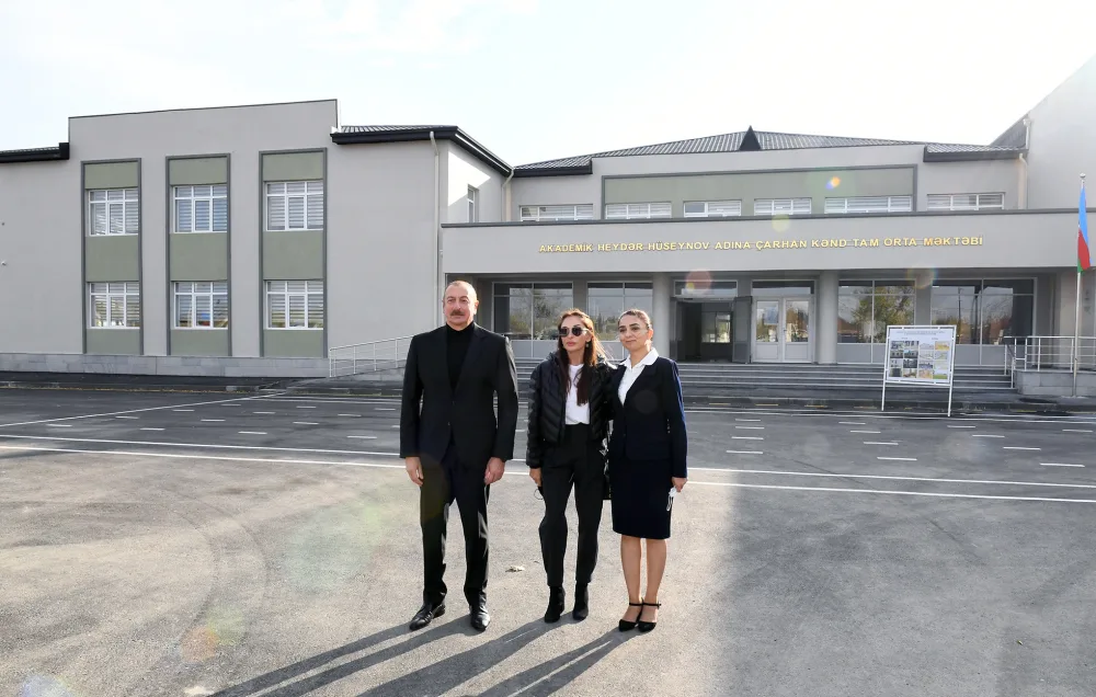Prezident və birinci xanım Şamaxıda - FOTOLAR