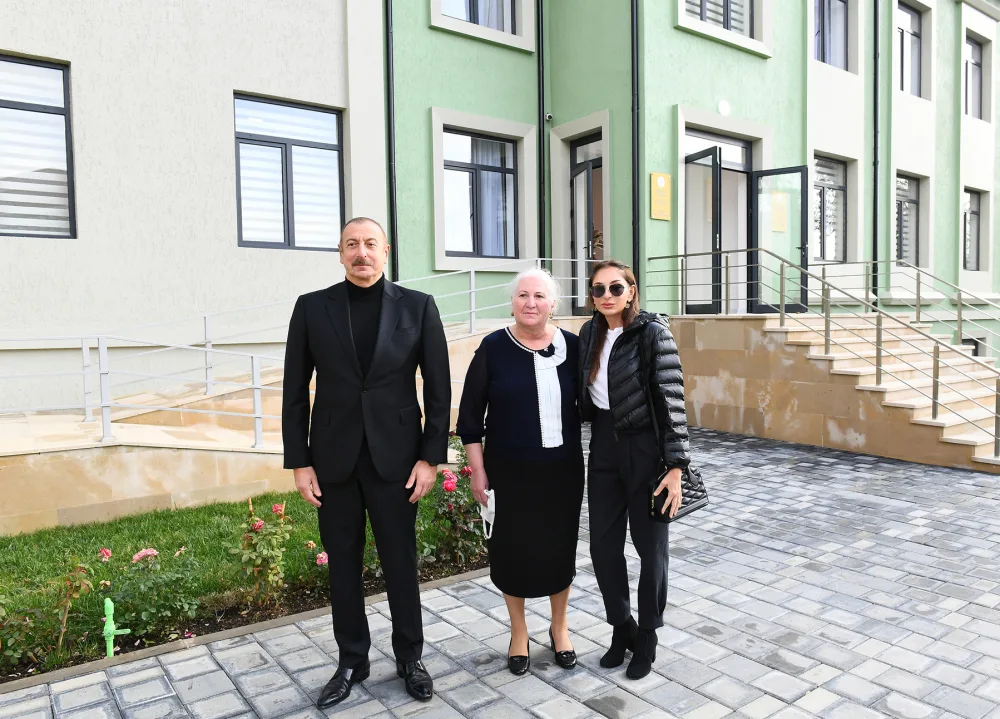Prezident və birinci xanım Şamaxıda - FOTOLAR