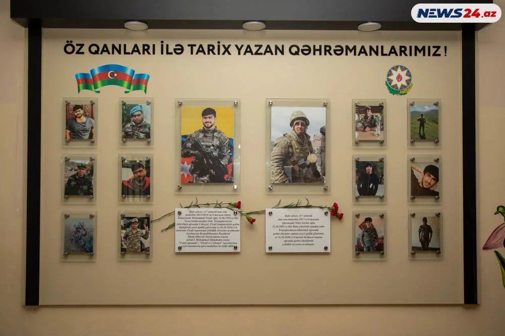 41 sinifdən ucalan şəhid adları - 317 saylı məktəbdə ANIM - VİDEO__NEWL____NEWL__