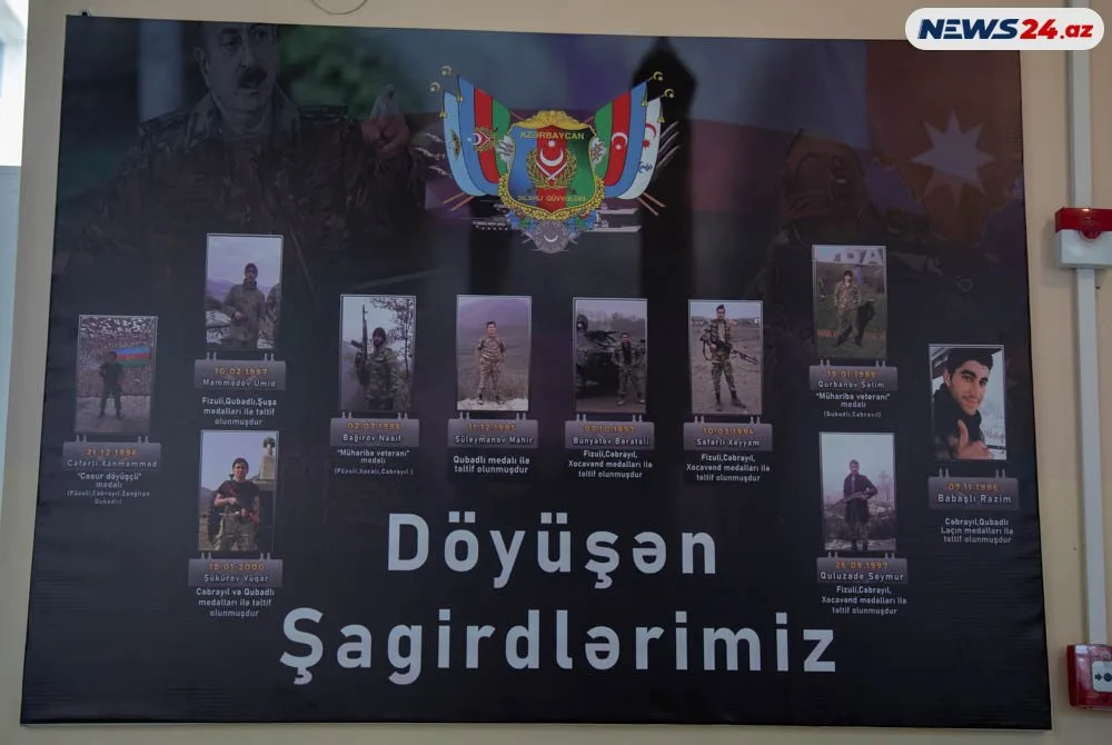 41 sinifdən ucalan şəhid adları - 317 saylı məktəbdə ANIM - VİDEO__NEWL____NEWL__