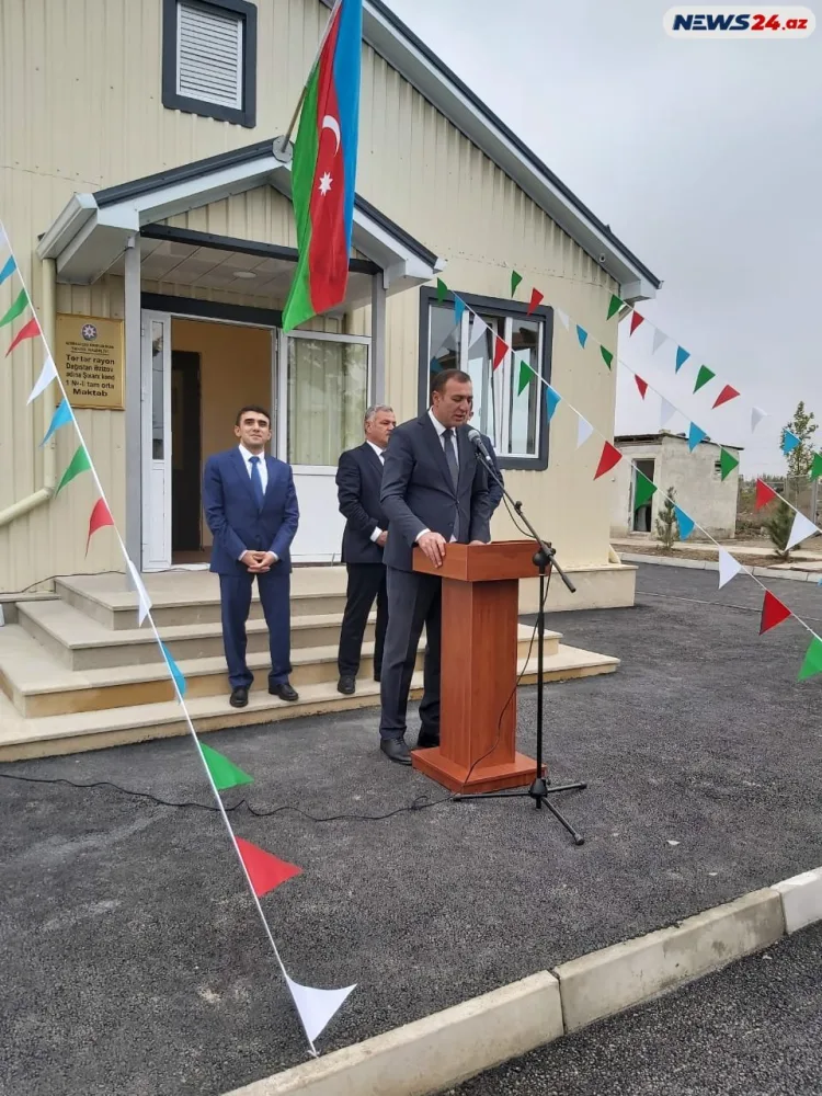 Tərtərdə ermənilərin dağıtdığı məktəb - BƏRPA OLUNDU - AÇILIŞ - FOTO