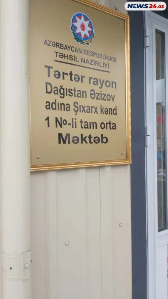 Tərtərdə ermənilərin dağıtdığı məktəb - BƏRPA OLUNDU - AÇILIŞ - FOTO