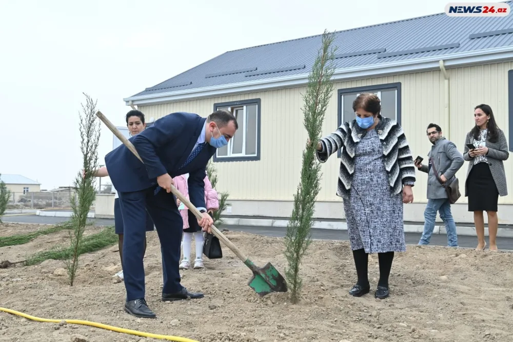 Tərtərdə ermənilərin dağıtdığı məktəb - BƏRPA OLUNDU - AÇILIŞ - FOTO