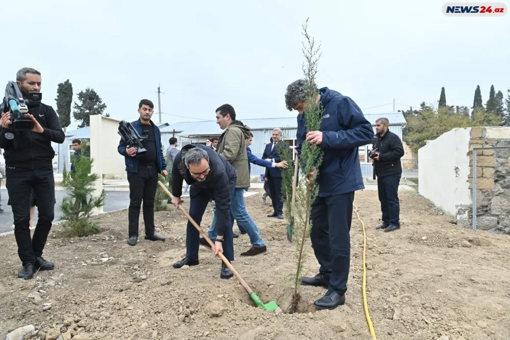 Tərtərdə ermənilərin dağıtdığı məktəb - BƏRPA OLUNDU - AÇILIŞ - FOTO