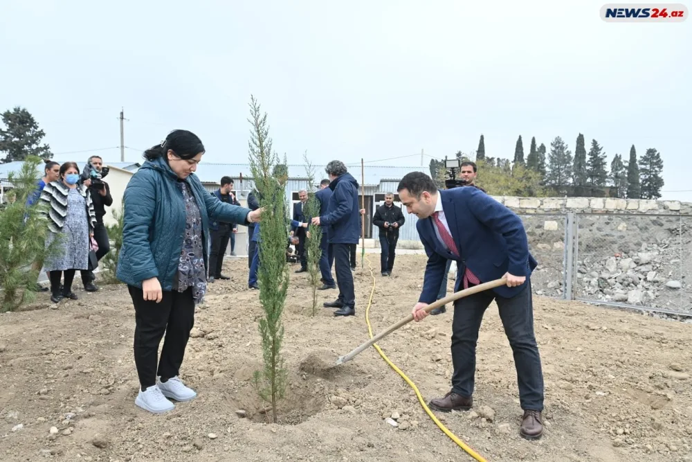 Tərtərdə ermənilərin dağıtdığı məktəb - BƏRPA OLUNDU - AÇILIŞ - FOTO