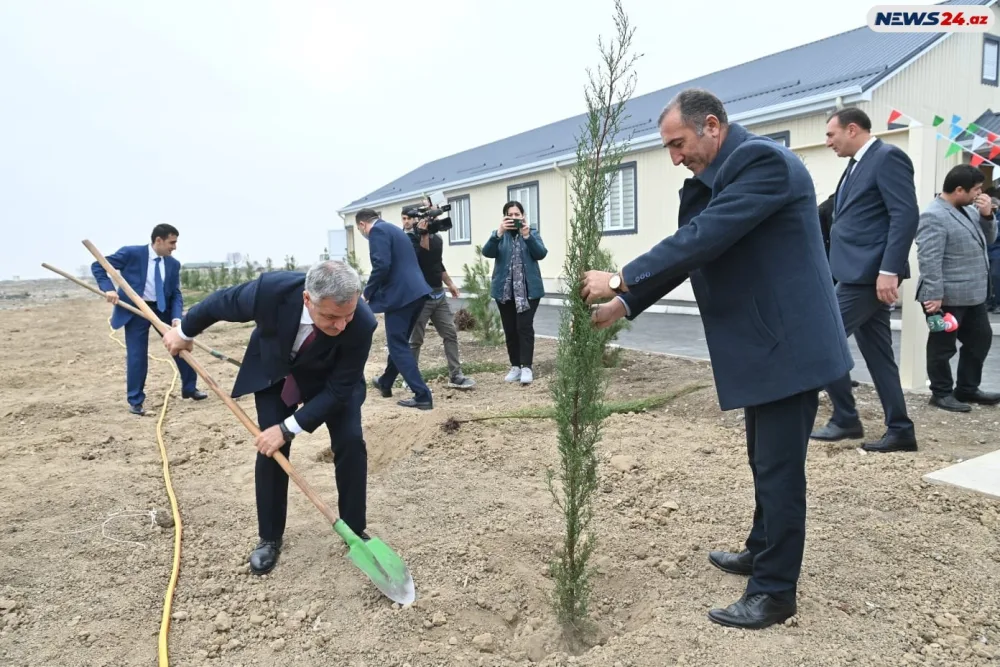 Tərtərdə ermənilərin dağıtdığı məktəb - BƏRPA OLUNDU - AÇILIŞ - FOTO