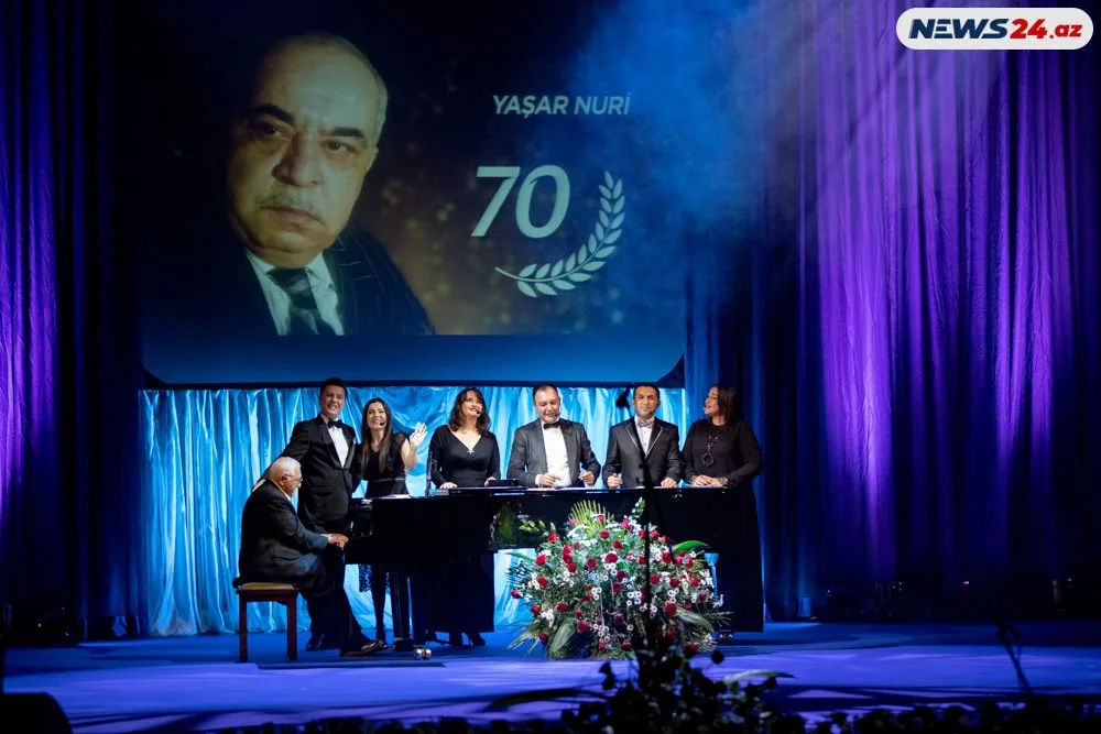 Yaşar Nurinin 70 illik yubiley tədbirində yaşananlar - FOTOLAR