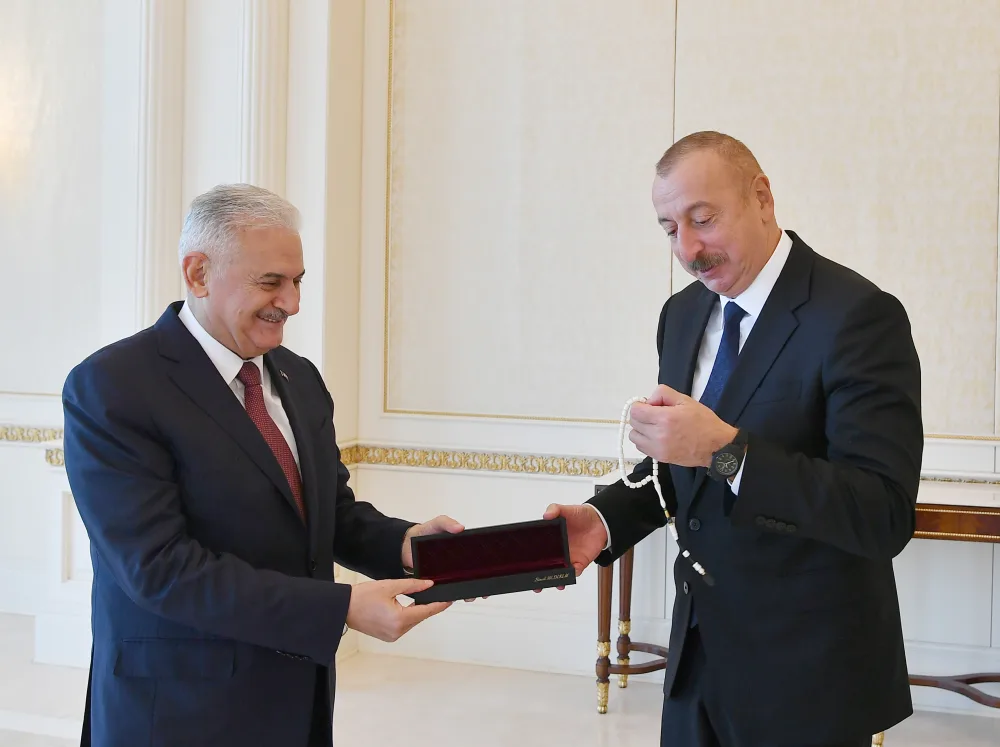 İlham Əliyev Binəli Yıldırımı qəbul etdi - FOTO