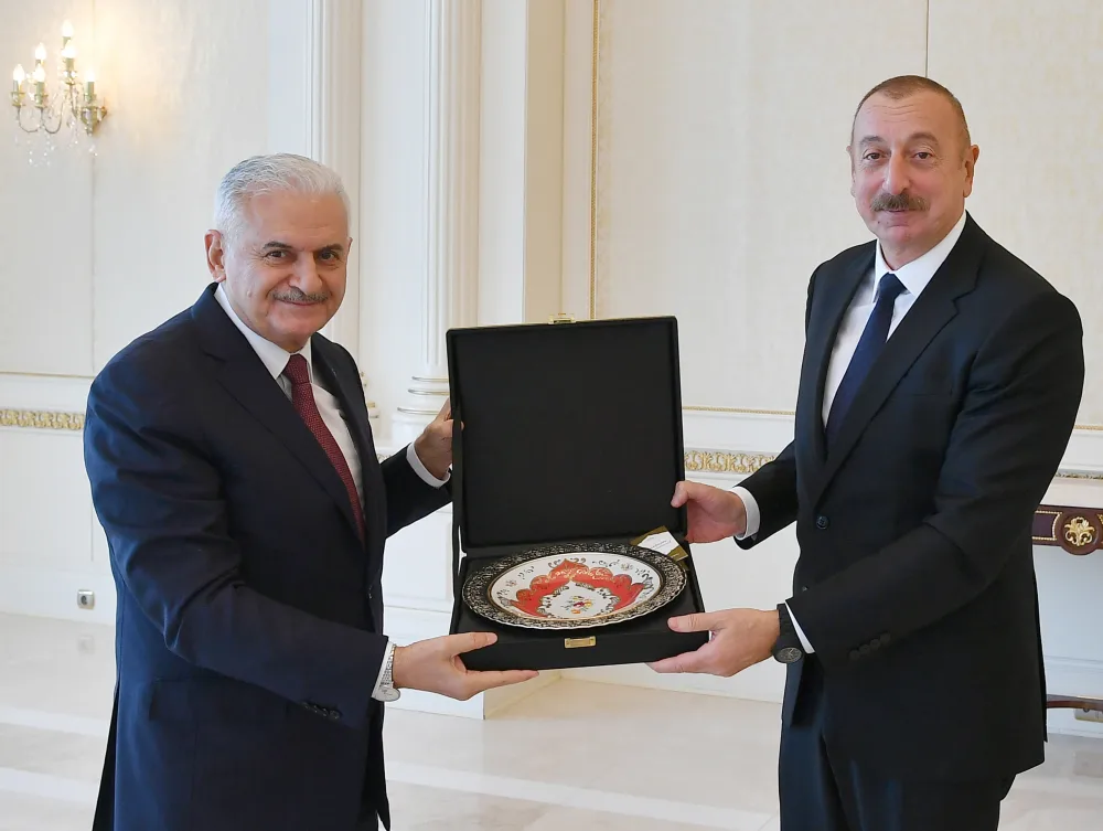 İlham Əliyev Binəli Yıldırımı qəbul etdi - FOTO