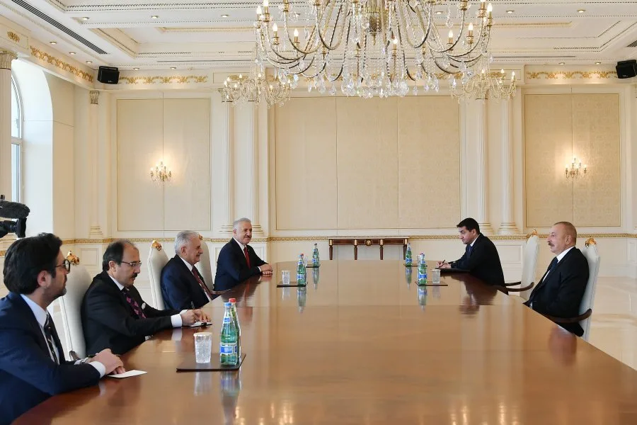 İlham Əliyev Binəli Yıldırımı qəbul etdi - FOTO