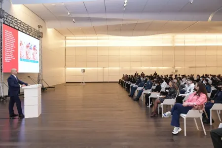 VII ümumrespublika bilik yarışının iştirakçıları üçün təlim keçirilib - Fotolar