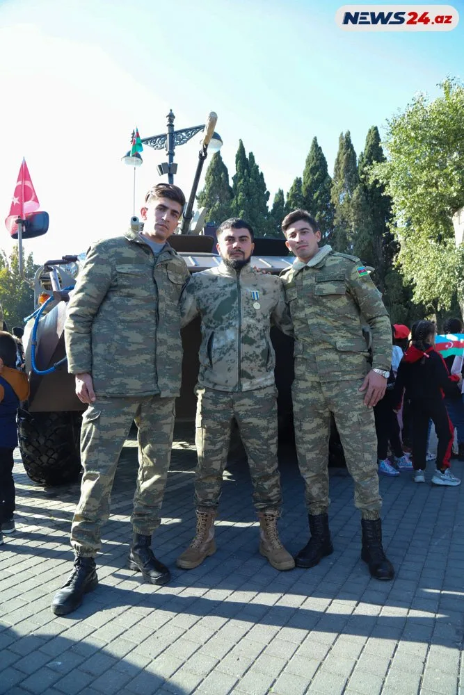 Bakı Zəfər Gününə hazırlaşır - FOTOREPORTAJ